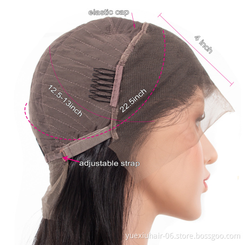 High Density Lace Front Human Hair Wigs for Women, Pre Plucked Hairline Brazilian Body Wave, Lace Front Wig with Baby Hair